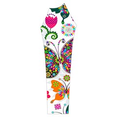 Butterflies, Abstract, Colorful, Floral, Flowers Women s Long Sleeve Raglan T Sleeve Left