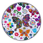 Butterflies, Abstract, Colorful, Floral, Flowers Wireless Fast Charger(White)