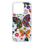 Butterflies, Abstract, Colorful, Floral, Flowers iPhone 14 Pro TPU UV Print Case