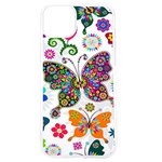 Butterflies, Abstract, Colorful, Floral, Flowers iPhone 15 TPU UV Print Case