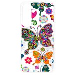 Butterflies, Abstract, Colorful, Floral, Flowers Samsung Galaxy S24 6.2 Inch TPU UV Case