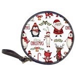 Christmas Characters Pattern, Xmas Backgrounds Classic 20-CD Wallets