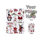 Christmas Characters Pattern, Xmas Backgrounds Playing Cards 54 Designs (Mini)