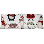 Christmas Characters Pattern, Xmas Backgrounds Body Pillow Case (Dakimakura)