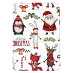 Christmas Characters Pattern, Xmas Backgrounds Removable Flap Cover (S)