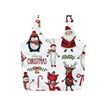 Christmas Characters Pattern, Xmas Backgrounds Full Print Recycle Bag (S)