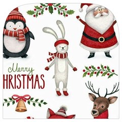 Christmas Characters Pattern, Xmas Backgrounds Toiletries Pouch from ArtsNow.com Cover