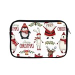 Christmas Characters Pattern, Xmas Backgrounds Apple MacBook Pro 13  Zipper Case