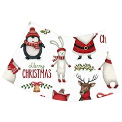 Christmas Characters Pattern, Xmas Backgrounds Babydoll Tankini Top from ArtsNow.com Back