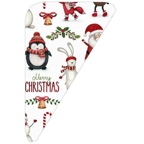 Christmas Characters Pattern, Xmas Backgrounds Belt Pouch Bag (Large) from ArtsNow.com Front Right