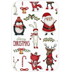 Christmas Characters Pattern, Xmas Backgrounds Belt Pouch Bag (Large) from ArtsNow.com Back