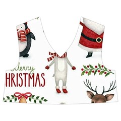 Christmas Characters Pattern, Xmas Backgrounds Kids  Midi Sailor Dress from ArtsNow.com Front Top