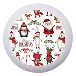 Christmas Characters Pattern, Xmas Backgrounds Dento Box with Mirror