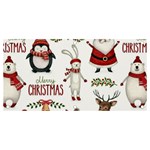 Christmas Characters Pattern, Xmas Backgrounds Banner and Sign 4  x 2 