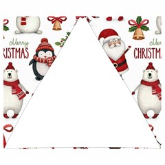 Christmas Characters Pattern, Xmas Backgrounds Automatic Folding Umbrella with Case (Small) from ArtsNow.com 19.98 x16.78  Umbrella - 1