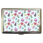 Christmas Decorations Pattern, Xmas Backgrounds Cigarette Money Case