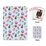 Christmas Decorations Pattern, Xmas Backgrounds Playing Cards Single Design (Rectangle)