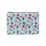 Christmas Decorations Pattern, Xmas Backgrounds Cosmetic Bag (Medium)