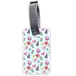 Christmas Decorations Pattern, Xmas Backgrounds Luggage Tag (two sides)