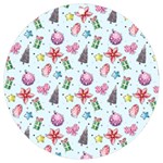 Christmas Decorations Pattern, Xmas Backgrounds UV Print Acrylic Ornament Round