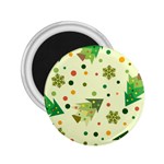 Christmas Pattern Background Seamless 2.25  Magnets