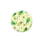 Christmas Pattern Background Seamless Golf Ball Marker