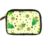 Christmas Pattern Background Seamless Digital Camera Leather Case