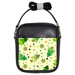 Christmas Pattern Background Seamless Girls Sling Bag