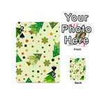 Christmas Pattern Background Seamless Playing Cards 54 Designs (Mini)