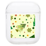 Christmas Pattern Background Seamless Soft TPU AirPods 1/2 Case