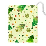 Christmas Pattern Background Seamless Drawstring Pouch (5XL)