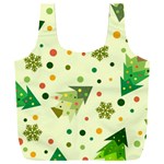 Christmas Pattern Background Seamless Full Print Recycle Bag (XXXL)