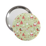 Christmas Pattern, Christmas Tree, Santa 2.25  Handbag Mirrors