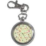 Christmas Pattern, Christmas Tree, Santa Key Chain Watches