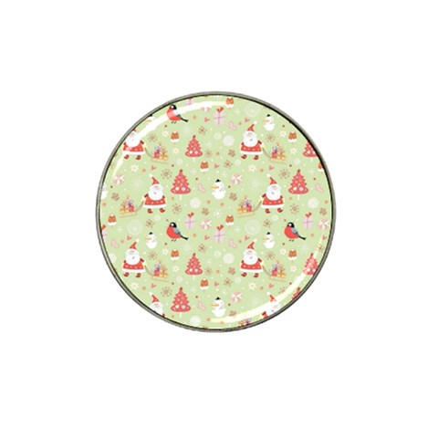 Christmas Pattern, Christmas Tree, Santa Hat Clip Ball Marker from ArtsNow.com Front