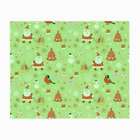 Christmas Pattern, Christmas Tree, Santa Small Glasses Cloth from ArtsNow.com Front