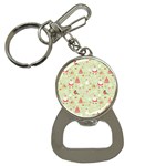 Christmas Pattern, Christmas Tree, Santa Bottle Opener Key Chain