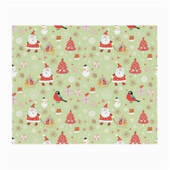 Christmas Pattern, Christmas Tree, Santa Small Glasses Cloth (2 Sides) from ArtsNow.com Front