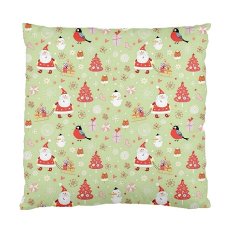 Christmas Pattern, Christmas Tree, Santa Standard Cushion Case (Two Sides) from ArtsNow.com Back