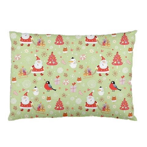 Christmas Pattern, Christmas Tree, Santa Pillow Case from ArtsNow.com 26.62 x18.9  Pillow Case