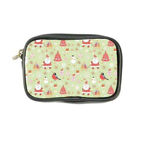 Christmas Pattern, Christmas Tree, Santa Coin Purse from ArtsNow.com Front