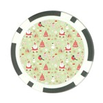 Christmas Pattern, Christmas Tree, Santa Poker Chip Card Guard (10 pack)