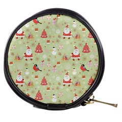 Christmas Pattern, Christmas Tree, Santa Mini Makeup Bag from ArtsNow.com Front