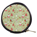 Christmas Pattern, Christmas Tree, Santa Mini Makeup Bag