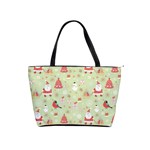 Christmas Pattern, Christmas Tree, Santa Classic Shoulder Handbag