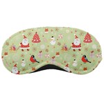 Christmas Pattern, Christmas Tree, Santa Sleep Mask