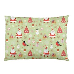 Christmas Pattern, Christmas Tree, Santa Pillow Case (Two Sides) from ArtsNow.com Front