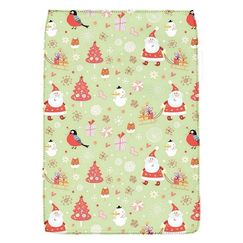 Christmas Pattern, Christmas Tree, Santa Removable Flap Cover (S) from ArtsNow.com Front