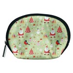 Christmas Pattern, Christmas Tree, Santa Accessory Pouch (Medium)