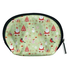 Christmas Pattern, Christmas Tree, Santa Accessory Pouch (Medium) from ArtsNow.com Back